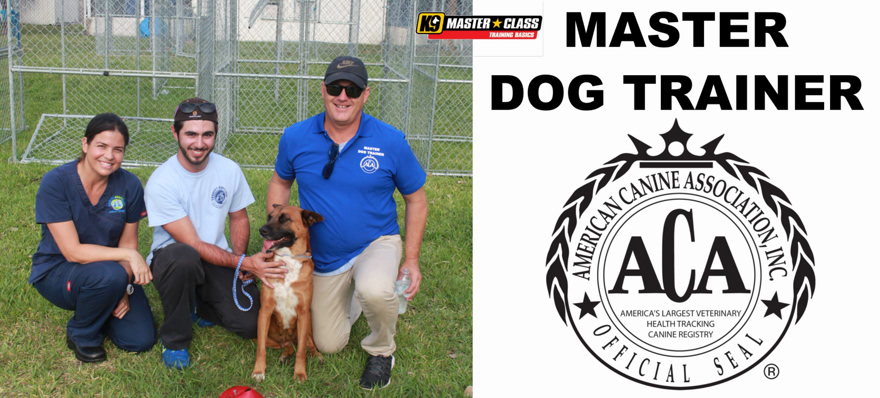 ACA News - ACA Master Dog Trainer Certification